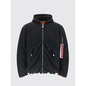 Purple Jacket Men Multicolor